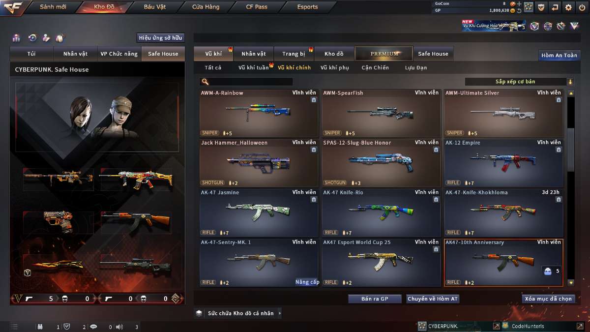 shop acc cf uy tin gia re